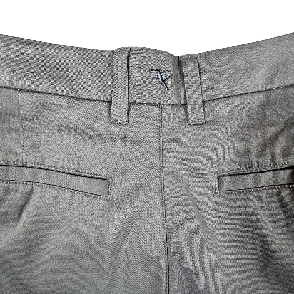 Birddogs Pants Mens 32x30 Gray Chino Stretch Casual Performance Golf Travel Flat